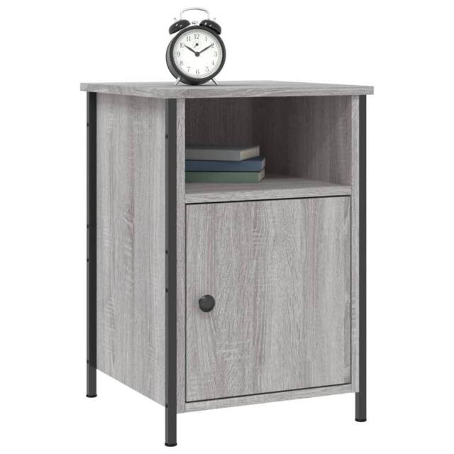 Berkfield Home Elegant Bedside Cabinets 2 pcs Grey Sonoma 40x42x60 cm Engineered Wood - Size: 40 x 42 x 60 cm - image 1