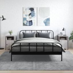 Berkfield Home Elegant Bedside Cabinets 2 pcs Grey Sonoma 40x42x60 cm Engineered Wood - Size: 40 x 42 x 60 cm - thumbnail 2