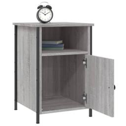 Berkfield Home Elegant Bedside Cabinets 2 pcs Grey Sonoma 40x42x60 cm Engineered Wood - Size: 40 x 42 x 60 cm - thumbnail 4