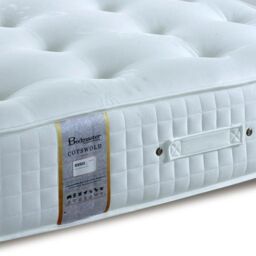 Bedmaster Cotswold 3000 Pocket Sprung Natural Mattress in White - Size: Small Single - thumbnail 2