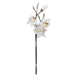 VFM e-Store Christmas Fabric Magnolia Spray Decoration 70cm x 19cm Gold X 1 - Size: 70 cm x 19 cm
