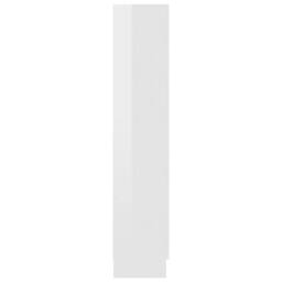 Berkfield Home Classic Book Cabinet High Gloss White 82.5x30.5x150 cm Engineered Wood - thumbnail 7