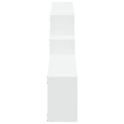 Berkfield Home Wall Cabinet 158x18x53 cm White Engineered Wood - Size: 158 x 18 x 53 cm - thumbnail 5