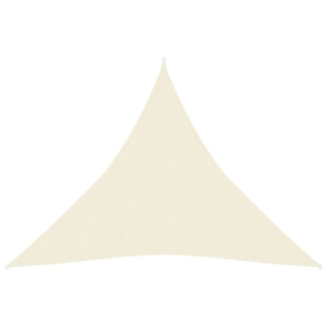 Berkfield Home Sunshade Sail 160 g/m ² Cream 4.5x4.5x4.5 m HDPE in Beige - image 1