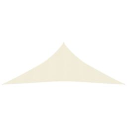 Berkfield Home Sunshade Sail 160 g/m ² Cream 4.5x4.5x4.5 m HDPE in Beige - thumbnail 2