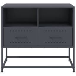 Berkfield Home TV Cabinet Anthracite 68x39x60.5 cm Steel in Dark Grey - thumbnail 6