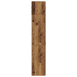 Berkfield Home Storage Cabinet Old Wood 70x42.5x225 cm Engineered Wood in Brown - thumbnail 9