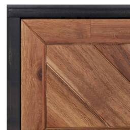 Berkfield Home Coffee Table 90x50x40 cm Solid Acacia Wood & MDF in Brown - Size: 90 x 50 x 40 cm - thumbnail 6