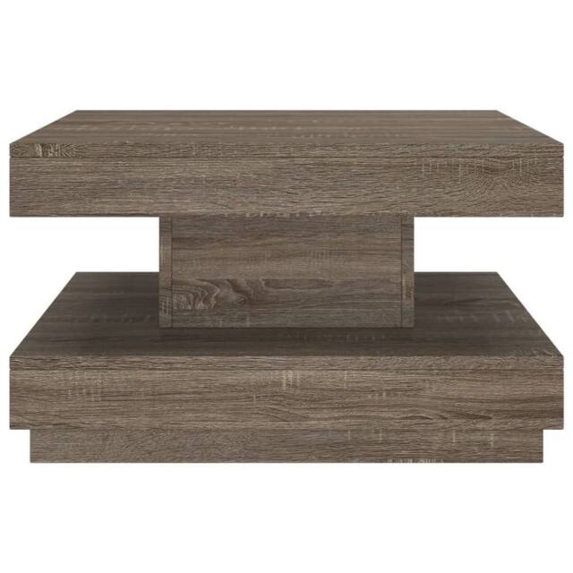 Berkfield Home Modern Coffee Table Grey 60x60x35 cm MDF - Size: 60 x 60 x 35 cm - image 1