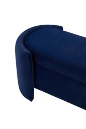 Living and Home Storage Bench in Blue in Dark Blue - thumbnail 9