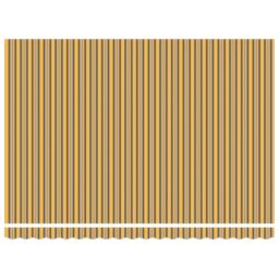 Berkfield Home Manual Retractable Awning Multicolour Stripe 450x300 cm in Yellow - thumbnail 7