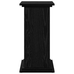 Berkfield Home Display Stand with Storage Black Oak 31x30x60 cm Engineered Wood - Size: 31 x 30 x 60 cm - thumbnail 5