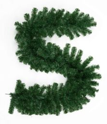 Shatchi 2m/200cm Green Christmas Garland Alaskan Pine for Fireplaces Home Wall Door Stair Artificial Xmas Tree Garden Yard Decorations - thumbnail 2