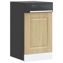 Berkfield Home Dishwasher Panel¬†Kalmar¬†Sonoma Oak 45x1.5x67 cm Engineered Wood in Brown - thumbnail 1