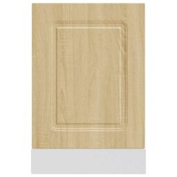 Berkfield Home Dishwasher Panel¬†Kalmar¬†Sonoma Oak 45x1.5x67 cm Engineered Wood in Brown - thumbnail 4
