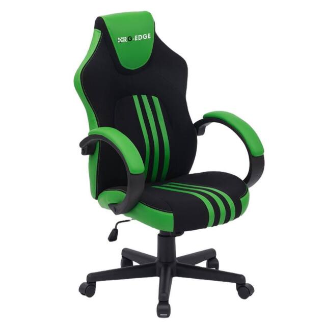RayGar RG-EDGE Gaming Office Chair High Back, Armrests & Adjustable Height in Green - Size: 1 Pack - image 1