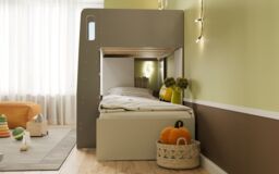 Flair Benito Bunk Bed with Wardrobe in White - Size: Single - thumbnail 6