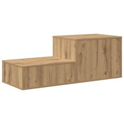Berkfield Home Storage Cabinet Artisan Oak 127x41x40 cm Engineered Wood in Brown - Size: 127 x 41 x 40 cm - thumbnail 9