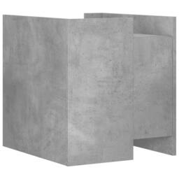Berkfield Home Bedside Cabinet Concrete Grey 45x50x50 cm Engineered Wood - Size: 45 x 50 x 50 cm - thumbnail 6