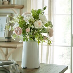 Hill Interiors Italian Bellflowers Artificial Flower in Green - thumbnail 4