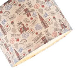 Happy Homewares New York Themed Lamp Shade with Statue of Liberty & Brooklyn Bridge - Size: 10 inches - thumbnail 4