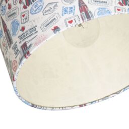Happy Homewares New York Themed Lamp Shade with Statue of Liberty & Brooklyn Bridge - Size: 10 inches - thumbnail 3