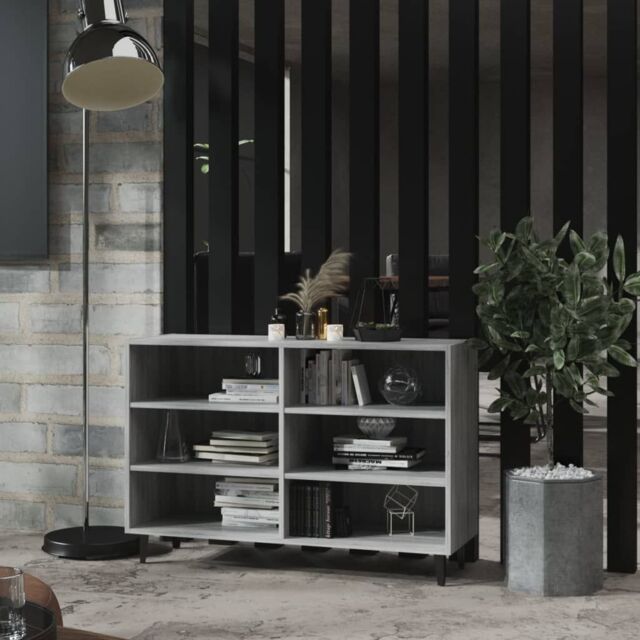 Berkfield Home Sideboard Grey Sonoma 103.5x35x70 cm Engineered Wood - image 1
