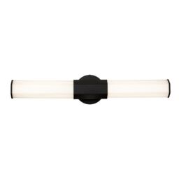 Netlighting Hinkley Facet Integrated LED Bathroom Wall Lamp Matte Black 3000K IP44 - thumbnail 5