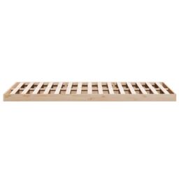 Berkfield Home Floor Bed Frame Natural 160 x 220 cm Solid Pine wood in Beige - thumbnail 6