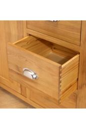 Birlea Woburn 1 Door 5 Drawer Wardrobe Oak in Light Oak - thumbnail 4