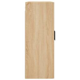 Berkfield Home Wall Mounted Cabinet Sonoma Oak 69.5x34x90 cm in Light Tan - thumbnail 8