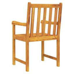 Berkfield Home Garden Chairs 2 pcs Solid Acacia Wood in Brown - thumbnail 6