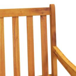 Berkfield Home Garden Chairs 2 pcs Solid Acacia Wood in Brown - thumbnail 7