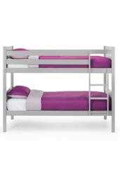 Julian Bowen Bella Bunk Bed in Grey - Size: Single - thumbnail 4