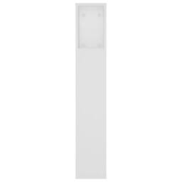 Berkfield Home Headboard Cabinet White 180x18.5x104.5 cm - thumbnail 5