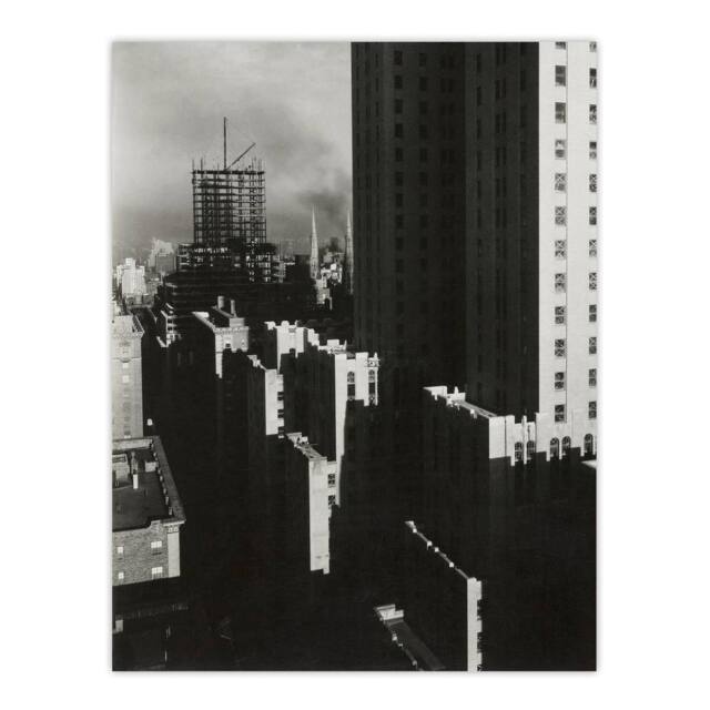 "Artery8 NY City View from the Shelton Stieglitz Wall Art Poster Print in Grey - Size: W12"" x H16""" - image 1