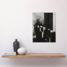 "Artery8 NY City View from the Shelton Stieglitz Wall Art Poster Print in Grey - Size: W12"" x H16""" - thumbnail 4