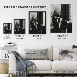 "Artery8 NY City View from the Shelton Stieglitz Wall Art Poster Print in Grey - Size: W12"" x H16""" - thumbnail 3