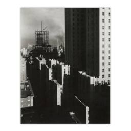 "Artery8 NY City View from the Shelton Stieglitz Wall Art Poster Print in Grey - Size: W12"" x H16""" - thumbnail 1