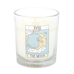 Something Different The Moon Vanilla Vintage Tarot Scented Candle in Teal