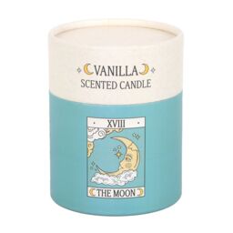 Something Different The Moon Vanilla Vintage Tarot Scented Candle in Teal - thumbnail 2