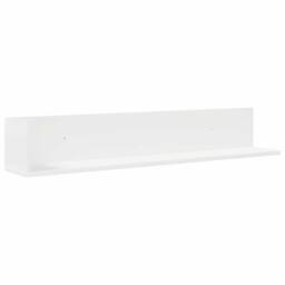 Berkfield Home Decorative Wall Shelves 2 pcs White 100x16.5x16.5 cm Engineered Wood - thumbnail 5
