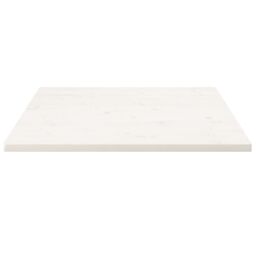 Berkfield Home Table Top White 70x70x2.5 cm Solid Wood Pine Square - thumbnail 3