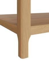 FWStyle Large Natural Oak Painted Oak Storage Coffee Table in Brown - thumbnail 3