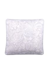 Dreams & Drapes 'Aveline' 100% Cotton Filled Cushion in Grey - Size: 43 cm x 43 cm - thumbnail 2