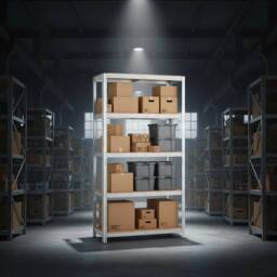 EONLION 3 x 5 Tier Metal Shelf Storage Unit Shelving in Silver - Size: 1000mm × 2000mm - thumbnail 3