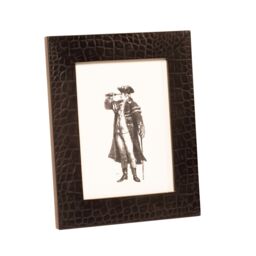 Posh Trading Company Chelsea Picture Frame - Vintage Croc in Brown - thumbnail 1