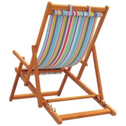 Berkfield Home Folding Beach Chairs 2 pcs Multicolour Fabric - thumbnail 6