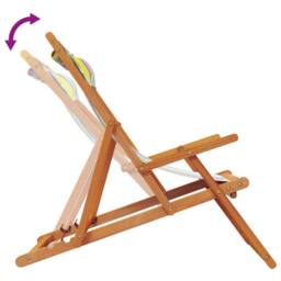 Berkfield Home Folding Beach Chairs 2 pcs Multicolour Fabric - thumbnail 7