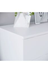 Home Discount Vida Designs Riano 4 Drawer Chest of Drawers Storage in White - thumbnail 5